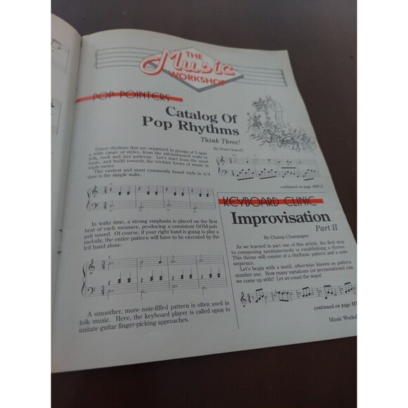 Vintage Sheet Music Magazine May June 1991 Book Standard Piano Edition Collect - Picture 7 of 13